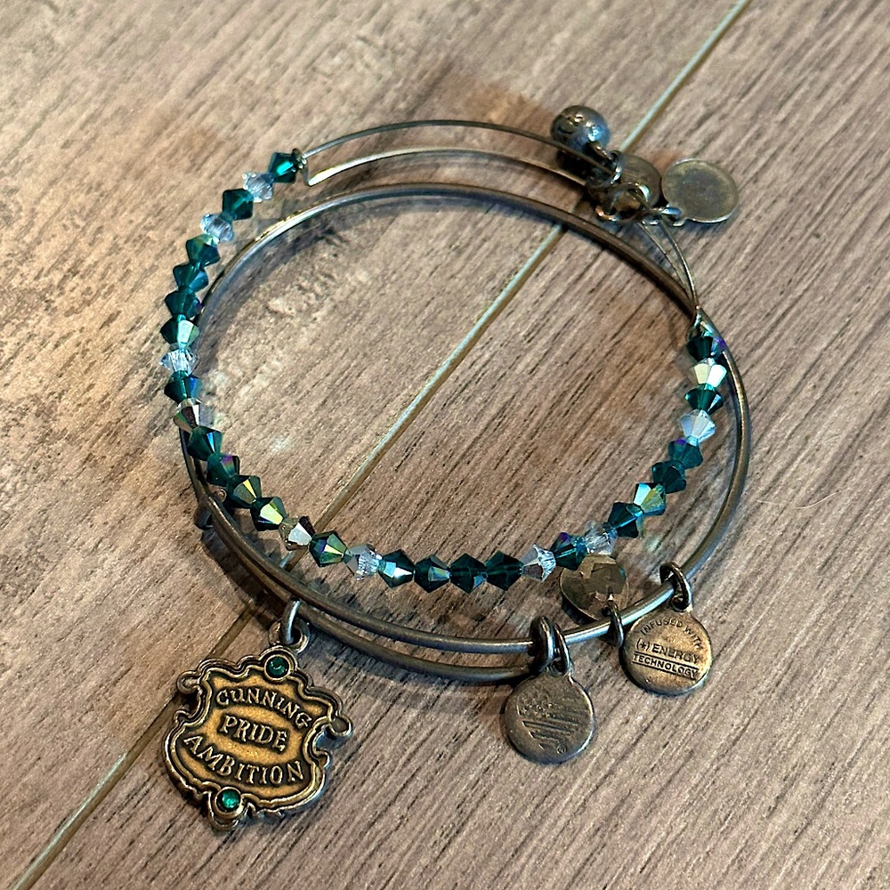 COPY - Alex and Ani - Harry Potter - Slytherin Bracelet Set 2018 (RETIRED)